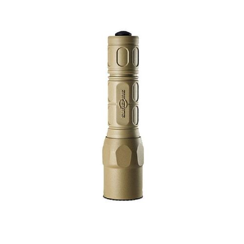 SureFire G2X Pro Dual-Output LED Flashlight with click switch, Desert Tan, Small