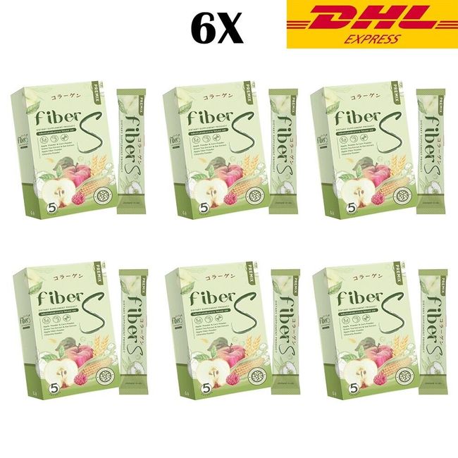 Fiber S Premix Drink Powder Prebiotic Reduce Belly Healthy Weight Managet 6 Box