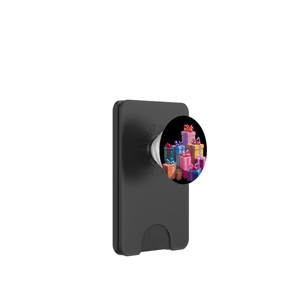 Colorful Gift Boxes For Celebrations PopSockets PopWallet for MagSafe