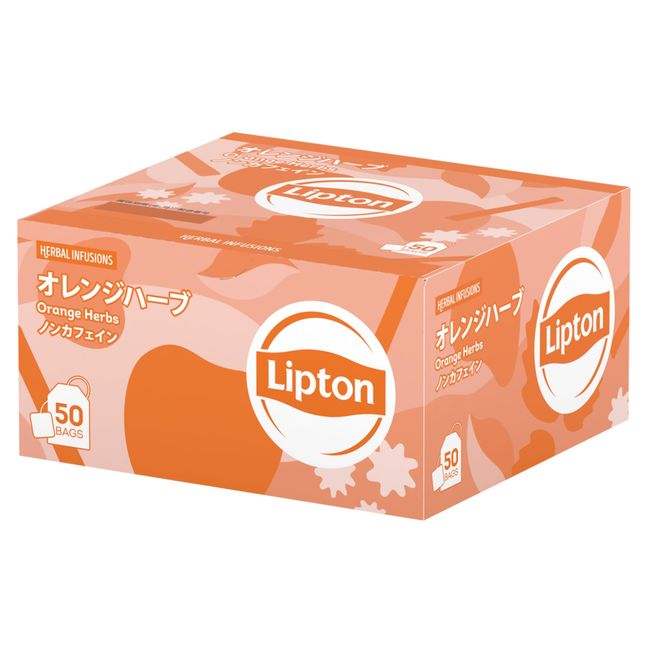 Lipton Tea Orange Herb Polypropylene Tea Bags, 50 Bags