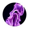 Lavender Fire Purple Smoke PopSockets Swappable PopGrip