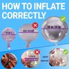 Light up led balloons (warm white-12 sets with battery)