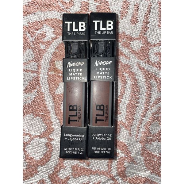 2 -TLB The Lip Bar Non-Stop Liquid Matte Lipstick 0.24 fl oz Savage