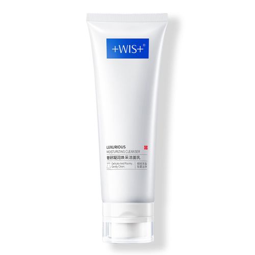+WIS+ Deep Cleansing Facial Wash Cleanser with Skin-Friendly Amino Acids, Daily Mild Face Cleanser for Sensitive Skin, PH Balancing (3.5fl.oz/100g)