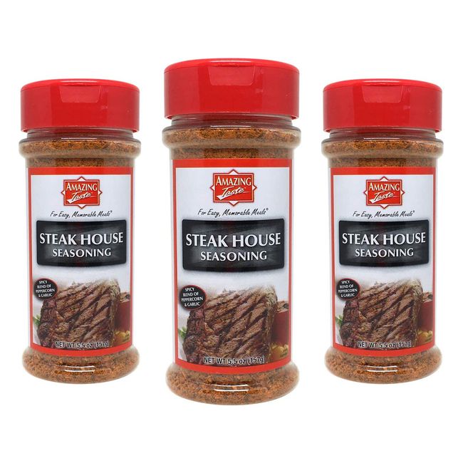 Amazing Taste Steak House Seasoning Shaker Bundle