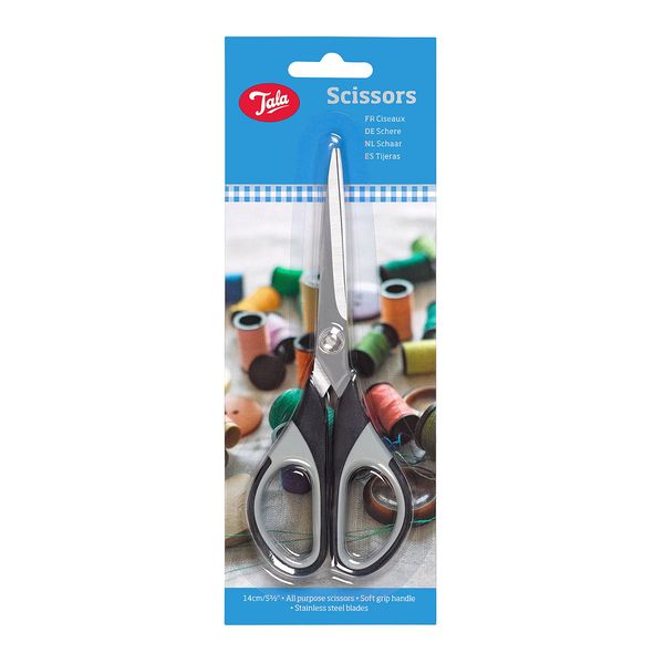 Tala 10A31382 Kitchen Scissors, Stainless Steel, Grey 14cm