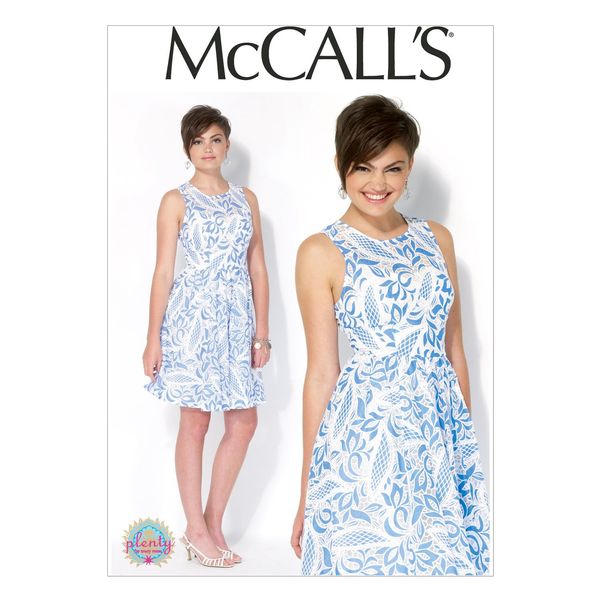 Mccall's Patterns MC7088, Misses Dress,Sizes, E5 (14-16-18-20-22)