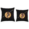 The Monkey King Wukong / Mythological Dark Wukong Throw Pillow