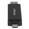 StarTech.com USB C and USB 3.0 SD Card Reader, USB Memory Card Reader, SD, microSD, MMC, UHS-I, USB-C & USB-A Card Adapter