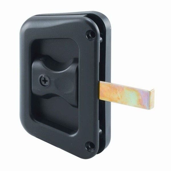 Prime-Line A 187 Sliding Screen Door Latch/Pull Plastic Outdoor Black