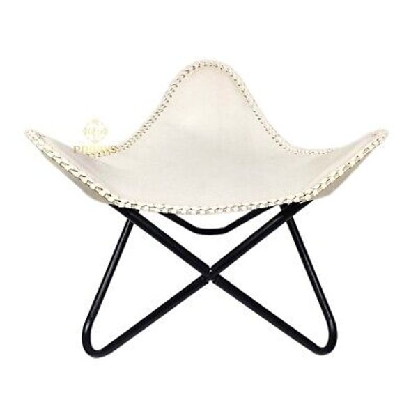 Triangle Shape Leather Ottoman Handmade Relaxing Footrest Footstool PL2-106