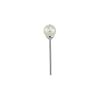 White 3mm Pearl Ball Nose Stud Straight Pin Bendable – 22GA