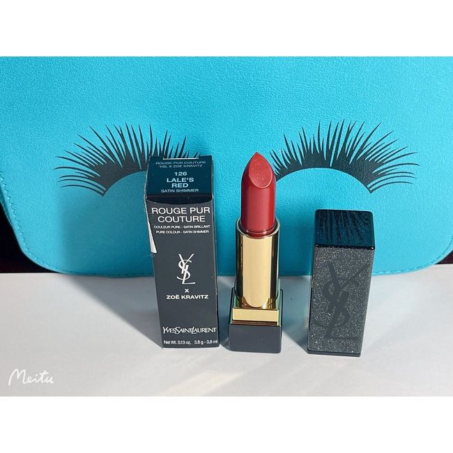 Yves Saint Laurent Zoe Kravitz Rouge Pur Couture Lipstick 126 LALE’S RED NIB