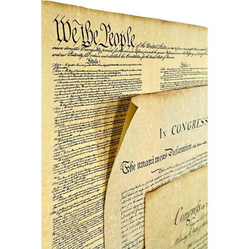Documents of Freedom Bundle. Declaration of Independence, United States Constitution and the Bill of Rights.