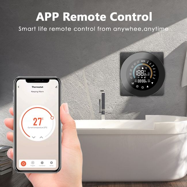 Control Thermostat Google Home  Floor Heating Thermostat Smart