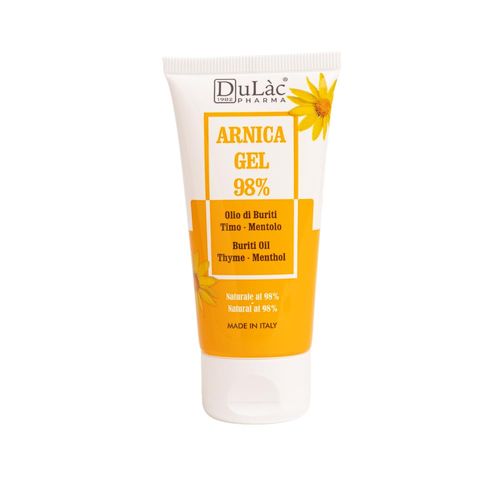 Dulàc - Arnica Gel for Bruising and Swelling Maximum Strength (98%) 1.7 Fl Oz for Muscle and Joint Relief, Cool Effect and Natural Formula, Dermatologically Tested - Made in Italy