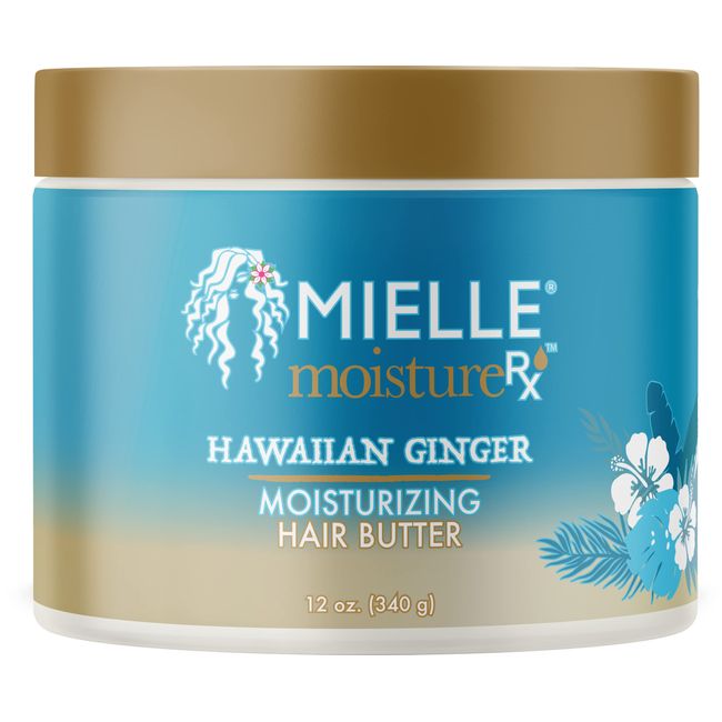 Mielle Organics Moisture Rx Hawaiian Ginger Moisturizing Hair Butter, 12 Ounces