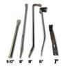 Voyager Tools 4PC Pry Bar and Chisel Set Bonus 8" Flat Pry Bar