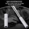 AKSIQIOL 14mm Thin-Wall Spark Plug Socket Wrench, 12-Point Design, 3/8" Drive,Auto-Retaining Spring Clips, Effortless Ignition System Maintenance