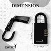 Kingsley Guard-a-Key Key Safe - Black