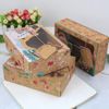 SOIMISS Xmas Sweets Boxes Paper Gift Boxes PVC Window Gingerbread Biscuit Boxes 6PCS