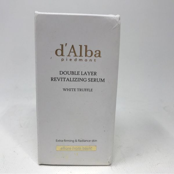 d'Alba Piedmont Double Layer Revitalizing White Truffle Serum, 1.01 floz *SEALED