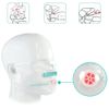 10pcs CPR Mask Keychain Ring Emergency Kit CPR Face Shields for First Aid or CPR Training (Blue-10)