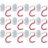 Tripar International S-Type Hook, Wall Mounted, Space Saver Organizer Tool Holder (12 Holders)