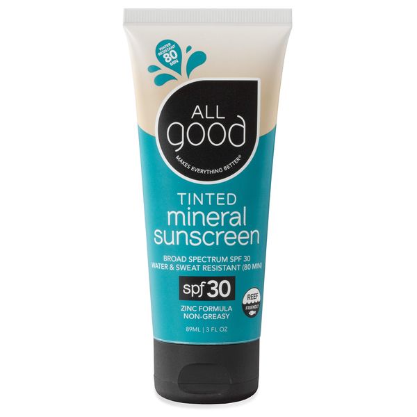 All Good Tint Sunscreen Lotion SPF 30 Sunscreen 3.5 fl oz (89 ml) x 1