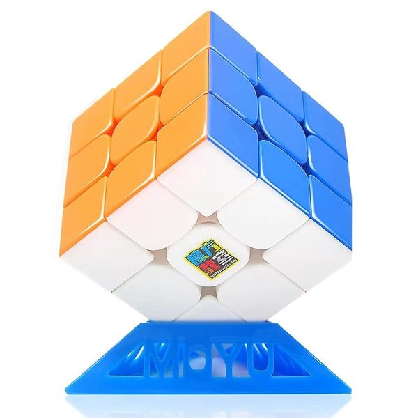 Magic Cube, Built-in Magnet, 3x3x3, Magic Cube for Competitions, Rotating Smooth, World Standard Coloring, 3D Puzzle (Magnet-Competition Version)