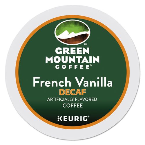 Green Mountain Coffee Roasters 7732CT French Vanilla Decaf Coffee K-Cups, 96/carton