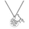 Infinity Collection Gymnastics Charm Necklace, Gymnastics Jewelry - Gymnast She Believed She Could So She Did Necklace - Gift For Gymnast