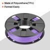 sourcing map 1.75mm Filaments PLA Light Purple 0.25KG Dimensional Accuracy +/- 0.05mm for 3D Printer