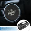 A ABSOPRO Push Button Starter Switch No.5ED905217 Engine Start Stop Switch Button for Skoda Karoq 2018-2021 Black