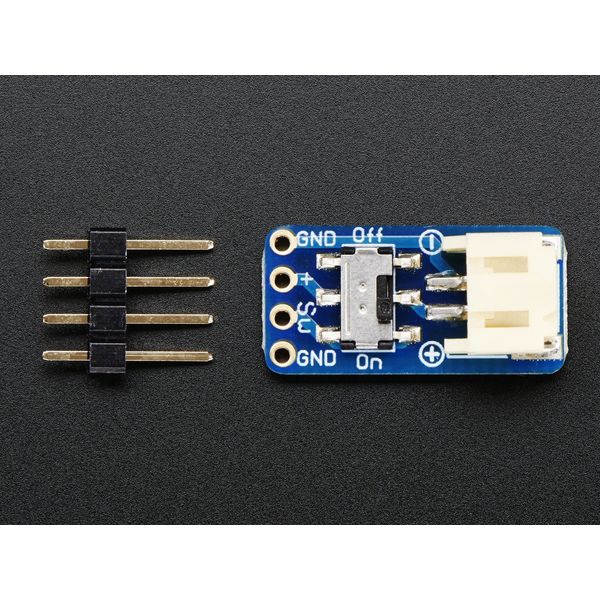 Adafruit Switched JST-PH 2-Pin SMT Right Angle Breakout Board