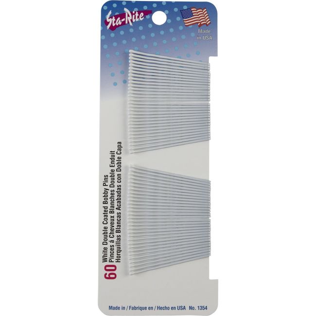 Sta-Rite White Bobby Pins - 60 count