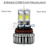 H11 High Power LED Headlight Kit+RGB Bluetooth Phone Control 2-in-1