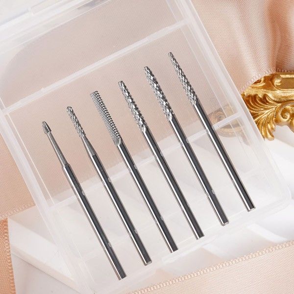 Care drill bit set 6 piece set cuticle removal care bit loose skin