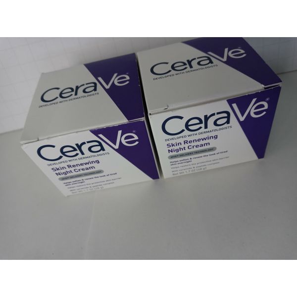 Cerave Skin Renewing Night Cream  1.7oz  ( 2pk bundle)