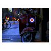 Whamhead Reflective 9cm Mod Target Roundel Scooter Moped Sticker Accessory