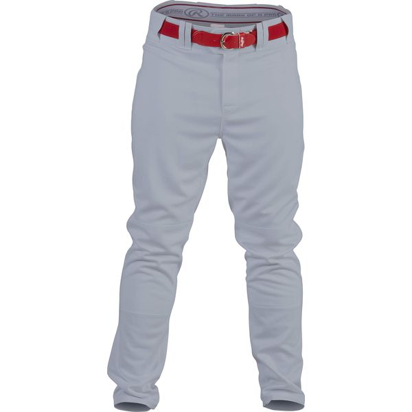 Rawlings PRO 150 Series Game/Practice Baseball Pant | Youth Medium | Grey| Relaxed Fit