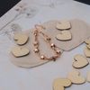 Philip Jones Rose Gold Plated Star Bracelet