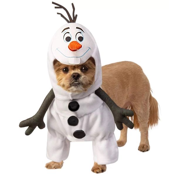 Rubie's Disney: Die Eiskönigin 2 Olaf Haustierkostüm, Partyartikel, Unisex, Erwachsene, Größe M, Halsumfang 37 cm, Umfang 50 cm, Rücken 48