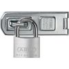 ABUS Hasp and staple 100/100 - Device for padlocks - For smashing doors - ABUS security level 4 - Silver