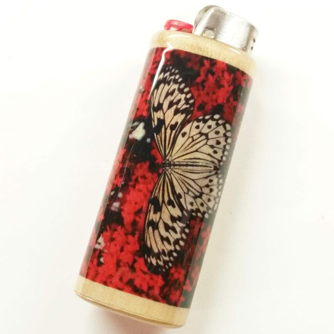 Butterfly Lighter Case Holder Sleeve Cover Fits Bic Lighters