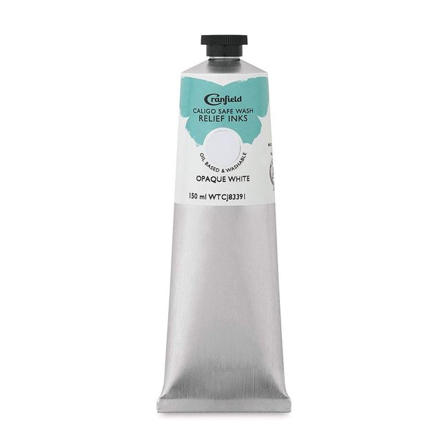 Caligo Safe Wash Relief Ink - Opaque White, 150 ml