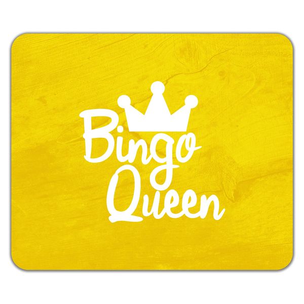 Shopagift Bingo Queen Mouse Mat Pad 24cm x 19cm