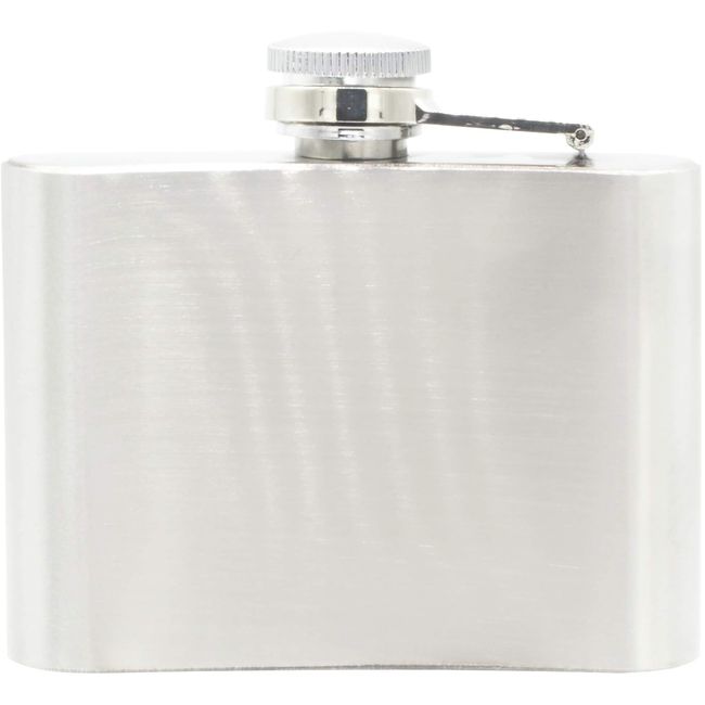 Audiophile Hip Flask Stainless Steel Bottle 4oz (118ml)