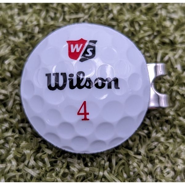 Wilson Staff Golf Ball Marker With Magnetic Hat Clip