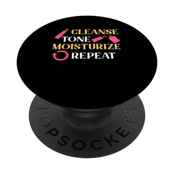 Cleanse Tone Moisturize | Ästhetik | Kosmetikerin PopSockets mit austauschbarem PopGrip